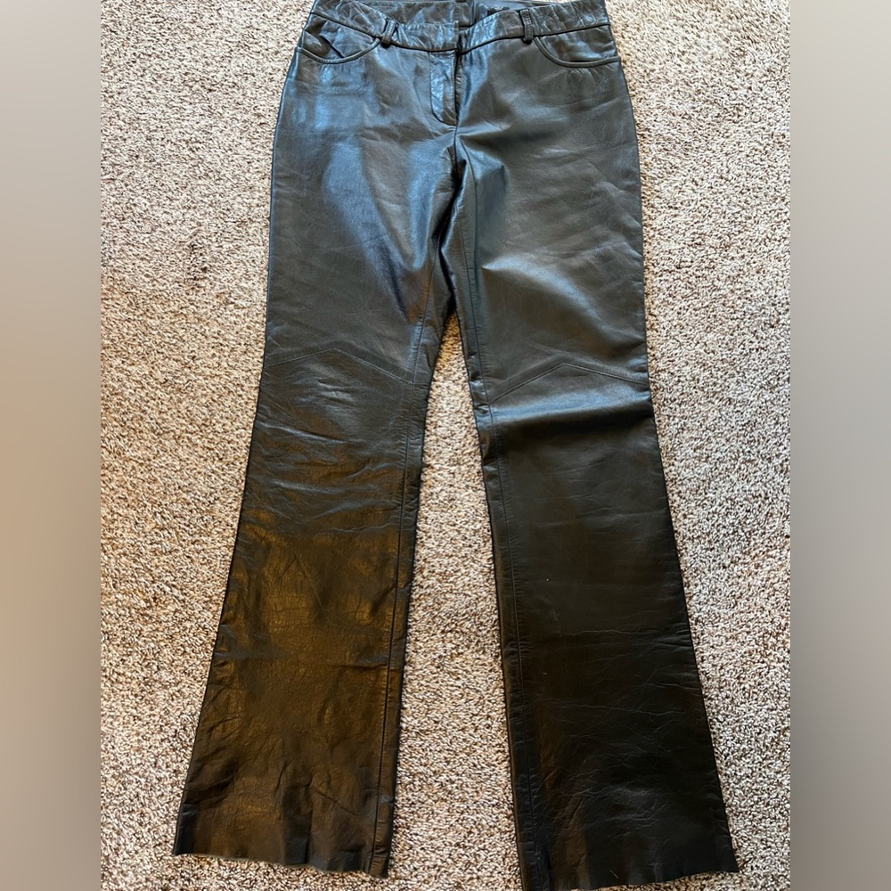 Full leather pants